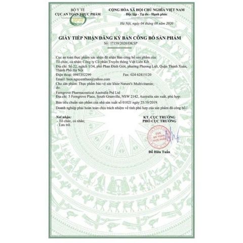 Viên Uống Vitamin Tổng Hợp Nature’s Way Úc 200 Viên - Bổ Sung Năng Lượng, Đẹp Da, Tăng Cường Sức Khỏe Cho Cả Gia Đình