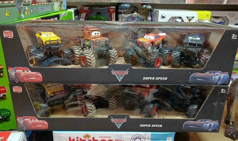 Bộ Đồ Chơi Xe Ô Tô Địa Hình McQueen Hợp Kim Chạy Bánh Đà 899-64 - Quà Tặng Cho Trẻ Em và Người Yêu Thích Xe Cộ