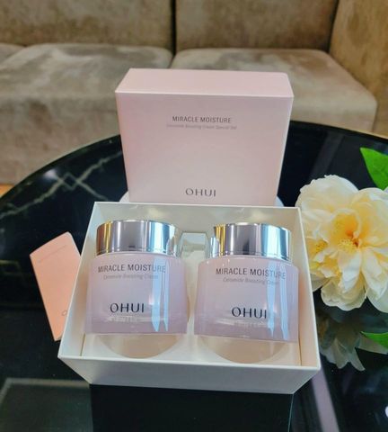 Kem Dưỡng Ẩm Trắng Da Ohui Miracle Moisture Cream 60ml - Dưỡng ẩm, Làm sáng da, Căng bóng, Chăm sóc da Hàn Quốc Chính hãng