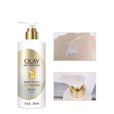 Sữa Dưỡng Thể Olay B3 + Vitamin E 250ml - Dưỡng Trắng Da, Giảm Thâm, Mịn Màng Tươi Trẻ, Chất Lượng Chính Hãng