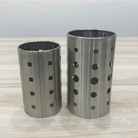 Ống Đũa Inox Tròn Có Đế & Không Đế - Dụng Cụ Nhà Bếp Chất Lượng Cao TV1480, Tiện Lợi & Đẹp Mắt (TV1480)