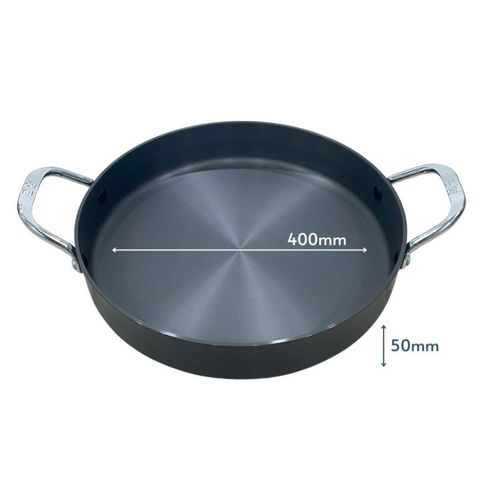 Chảo nhôm cao cấp galbi 40cm - Dụng cụ nấu ăn nhà bếp chất lượng, hàng chính hãng SQ (TV1486)