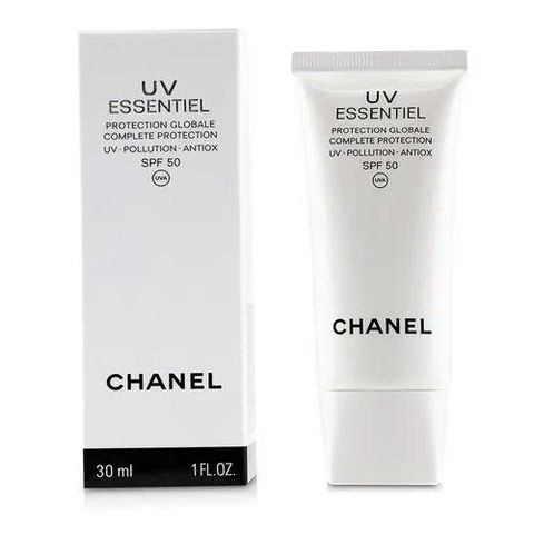 Kem Chống Nắng Chính Hãng Chanel UV Essentiel SPF 50/PA ++++ 30ml - Bảo Vệ Da Tối Ưu, Dưỡng Ẩm, Thích Hợp Mọi Loại Da