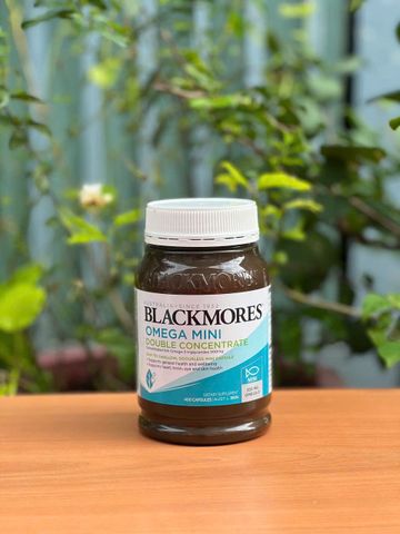 Viên uống dầu cá Blackmores Omega Double High Strength 400 viên - Bổ sung omega-3 cho tim, da, mắt, sức khỏe tối ưu từ Úc