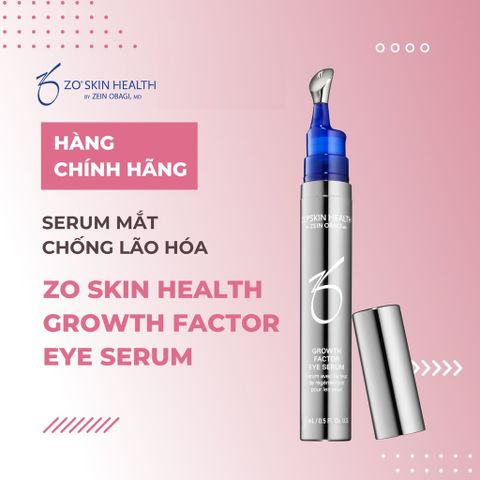 Serum trẻ hóa vùng mắt Zo Skin Health Growth Factor Eye Serum - Giải pháp chống lão hóa, cung cấp độ ẩm cho da mắt tươi 