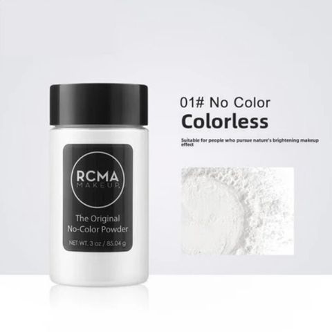 Phấn Phủ Bột RCMA Makeup No Color Powder 85.04G - Phẩm chất cao cấp Kiềm Dầu, Tự Nhiên, Không Màu, Phù Hợp Mọi Loại Da