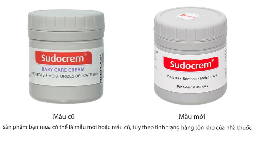 Kem Chống Hăm Sudocrem 60g - Kem Chăm Sóc Da Cho Bé, Ngăn Ngừa Hăm Tã Hiệu Quả, Xuất Xứ Anh Quốc