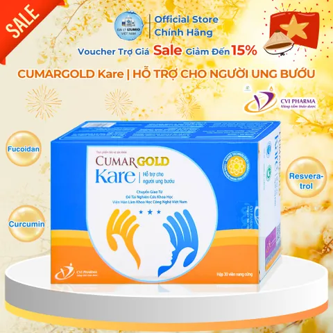 Viên Uống Cumargold Kare CVI Pharma 30 Viên - Hỗ Trợ Tăng Cường Sức Đề Kháng Chính Hãng