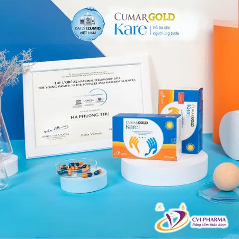 Viên Uống Cumargold Kare CVI Pharma 30 Viên - Hỗ Trợ Tăng Cường Sức Đề Kháng Chính Hãng