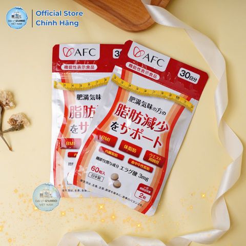 Viên Uống Hỗ Trợ Giảm Mỡ Nội Tạng Afc - Ellagic Acid Nhật Bản (60 Viên) - Cải Thiện Vòng Eo, Hỗ Trợ Sức Khỏe