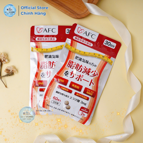Viên Uống Hỗ Trợ Giảm Mỡ Nội Tạng Afc - Ellagic Acid Nhật Bản (60 Viên) - Cải Thiện Vòng Eo, Hỗ Trợ Sức Khỏe