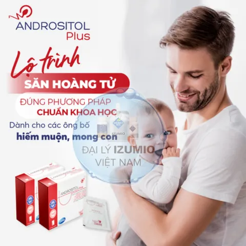 Andrositol Plus - Hỗ Trợ Sinh Sản Nam Giới, Tăng Cường Tinh Trùng Hiệu Quả - Sản Phẩm Chính Hãng Nhập Khẩu Từ Ý