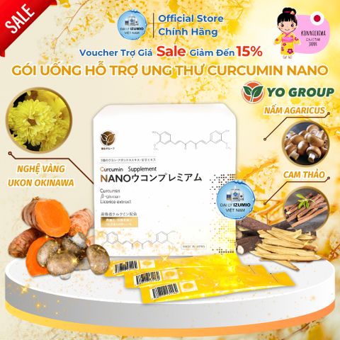 Hộp 30 Gói Bột Nghệ Nano Ukon Premium Nhật Bản - Hỗ Trợ Làm Đẹp & Tăng Cường Miễn Dịch Chính Hãng