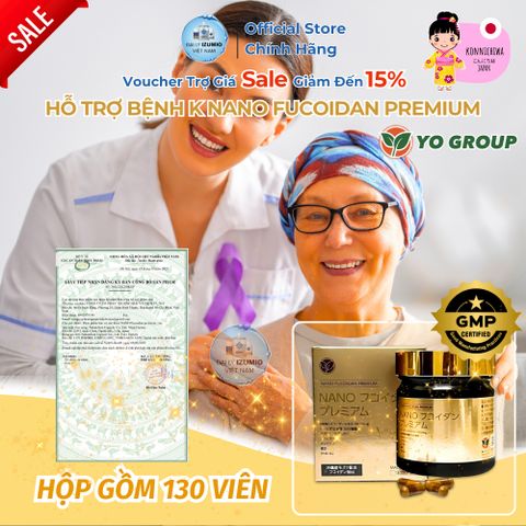Viên Uống Hỗ Trợ Bệnh K Nano Fucoidan Premium YoGroup - Giải Pháp Sức Khỏe Từ Tảo Biển Nhật Bản, Hỗ Trợ Miễn Dịch và Chống Oxy Hóa