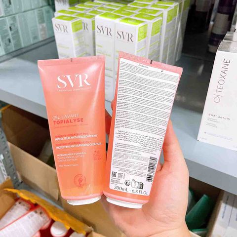 Sữa Rửa Mặt Gel SVR Sebiaclear Moussant Cho Da Dầu Mụn & Nhạy Cảm 200ML/400ML - Làm Sạch Sâu, Giữ Ẩm, Visa Tươi Mát