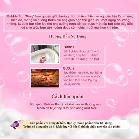 Viên BUBBLE BATH Tạo Bọt Thả Bồn Tắm - Hương Hoa Sang Trọng, Thư Giãn, Dưỡng Ẩm Da - Nana Shop