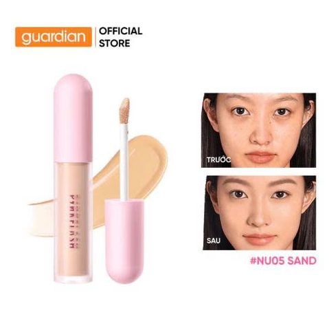 Kem Che Khuyết Điểm Pinkflash Watery Brightening Concealer - Lớp Nền Satin Mềm Mại và Độ Che Phủ Hoàn Hảo