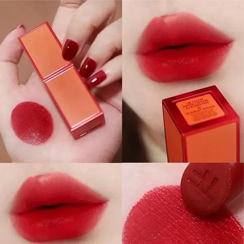 Son Tom Ford 16 Scarlet Rouge Màu Đỏ Thuần Cao Cấp – Thỏi Son Sang Trọng Vỏ Cam Chính Hãng, Tôn Vẻ Đẹp Tự Tin, Phù Hợp Mọi Dịp