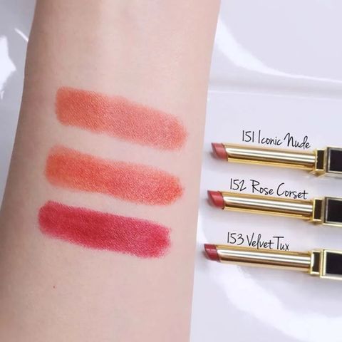 Son Dưỡng Tom Ford Slim Lip Color Shine Lipstick 151 Iconic Nude - Màu Hồng Nude Sang Trọng Chính Hãng, Dưỡng Ẩm Mềm Mại
