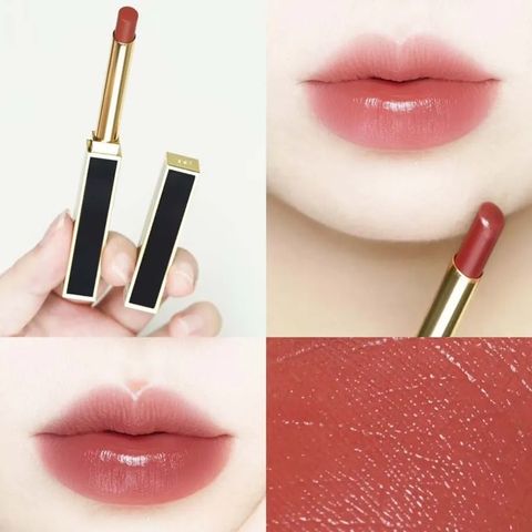 Son Dưỡng Tom Ford Slim Lip Color Shine Lipstick 151 Iconic Nude - Màu Hồng Nude Sang Trọng Chính Hãng, Dưỡng Ẩm Mềm Mại