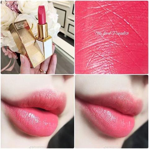 Son Tom Ford Color Paradiso 07 Hồng Nhũ - Chất lượng cao cấp, màu sắc nổi bật, dưỡng ẩm tốt cho đôi môi mềm mịn