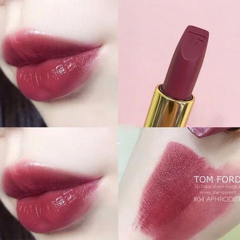 Son Tom Ford Aphrodite 04 - Son Môi Cao Cấp Màu Hồng Fuchsia Chính Hãng, Thể Hiện Phong Cách Quyến Rũ, Dưỡng Ẩm Mềm Mại
