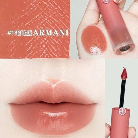 Son Kem Giorgio Armani Lip Maestro Satin Nude Mania Limited Edition 18 - Son Môi Cam Nude Cao Cấp Chính Hãng, Phong Cách Sang Trọng