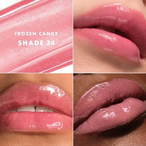 Son ARMANI Prisma Glass Icy Plumper #34 Frozen Candy - Son môi cao cấp giữ ẩm, màu sắc tươi sáng, món quà hoàn hảo cho phái đẹp