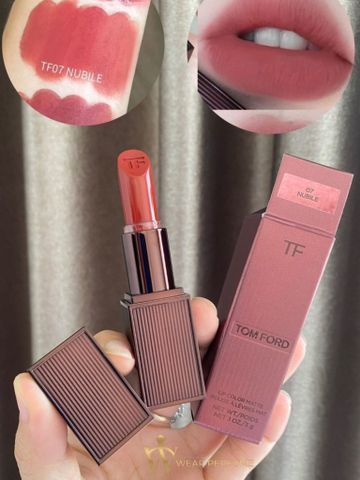 Son Tom Ford 07 Nubile Hồng Cam Đất - Cafe Rose LE 2023 Chính Hãng - Chất Son Mềm Mại, Bám Màu Tốt, Phù Hợp Mọi Dịp