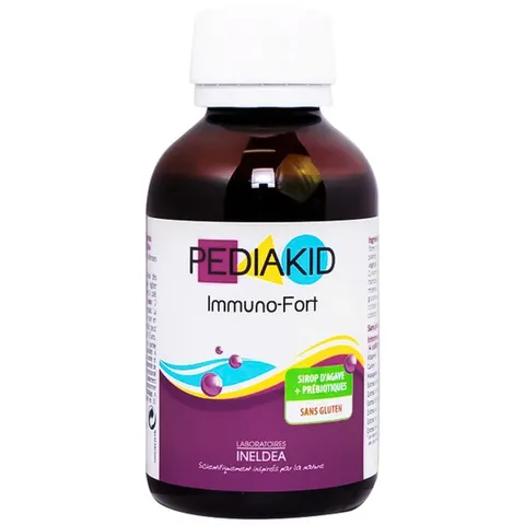 Siro Pediakid Immuno Fort Tăng Cường Miễn Dịch Cho Trẻ - Hỗ Trợ Sức Khỏe, Hương Vị Ngon, Tự Nhiên, Không Chất Bảo Quản