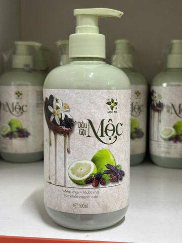 [MUA 1 TẶNG 1] Dầu Gội Cao Cấp MỘC AN 500ml - Chiết Xuất Dầu Bưởi, Bồ Kết, Hương Nhu, Dâu Tằm - Tự Nhiên Giảm Rụng Tóc, Dưỡng Ẩm Da Đầu