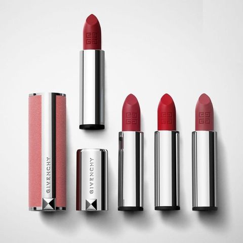 Son Givenchy 34 Rouge Safran Đỏ Cam Cháy – Le Rouge Sheer Velvet Cao Cấp Chính Hãng, Sang Trọng và Quyến Rũ Môi