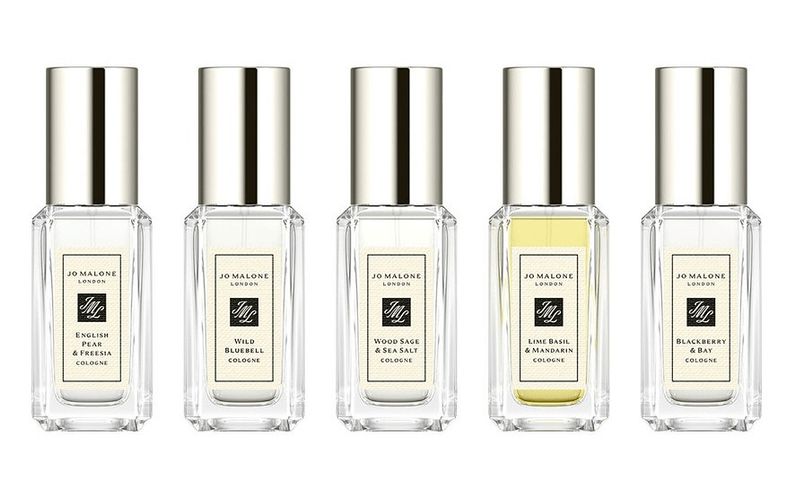 Set Nước Hoa Cao Cấp Jo Malone 5 x 9ml - Wood Sage, Peony, Wild Bluebell, English Pear, Lime Basil - Hương Thơm Sang Trọng Chính Hãng