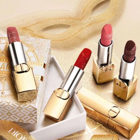 Son Dior Rouge Dior Màu Cam Đất 188 Velvet - Son Môi Lì Phiên Bản Giới Hạn Vỏ Vàng Sang Trọng Chính Hãng
