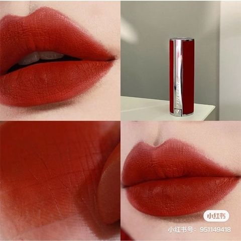 Son Givenchy Le Rouge Deep Velvet Màu N35 Cam Cháy - Dưỡng Ẩm, Độ Bám Lâu, Chất Son Mềm Mượt, Phù Hợp Với Tất Cả Trang Phục