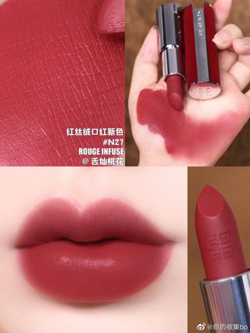 Son Givenchy Le Rouge Deep Velvet Màu 27 Đỏ Hồng - Son Môi Cao Cấp Chính Hãng, Mềm Mịn, Quyến Rũ, Nổi Bật, Chất Lượng Tuyệt Vời