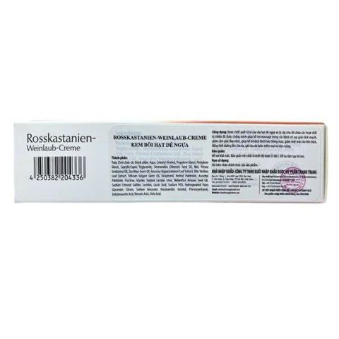 Kem Bôi Giảm Nhức Mỏi Chân Sanct Bernhard Rosskastanien - Hỗ Trợ Khắc Phục Suy Giãn Tĩnh Mạch, Chiết Xuất Hạt Dẻ Ngựa