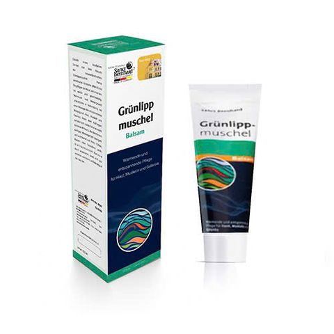 Kem Bôi Khớp Vẹm Xanh Grunlippmuschel Balsam - Giảm Đau, Giảm Viêm, Hỗ Trợ Khớp, Chiết Xuất Từ Vẹm Xanh New Zealand