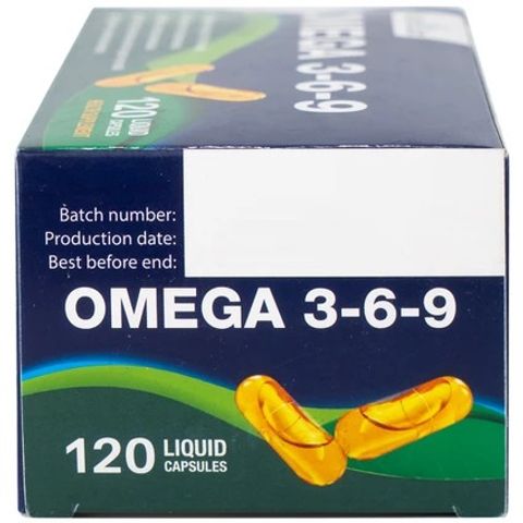 Viên uống Omega 3-6-9 NatureCare - Bổ sung sức khỏe tim mạch, não bộ và mắt - 6 vỉ x 20 viên, giảm nguy cơ xơ vữa động mạch