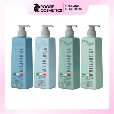 Dầu Gội & Dầu Xả Hương Nước Hoa Milanogica - Phục Hồi Tóc Hư Tổn, Giảm Gàu & Ngứa Da Đầu, Dưỡng Ẩm Siêu Mềm Mượt