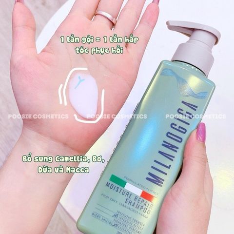 Dầu Gội & Dầu Xả Hương Nước Hoa Milanogica - Phục Hồi Tóc Hư Tổn, Giảm Gàu & Ngứa Da Đầu, Dưỡng Ẩm Siêu Mềm Mượt