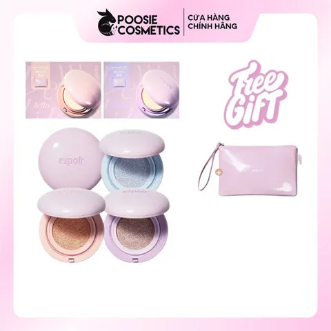 Phấn Nước Chống Nắng Nâng Tone Espoir Dewlike Jello Cushion SPF50+ PA+++ - Dưỡng ẩm, làm sáng da, bảo vệ khỏi UVA/UVB