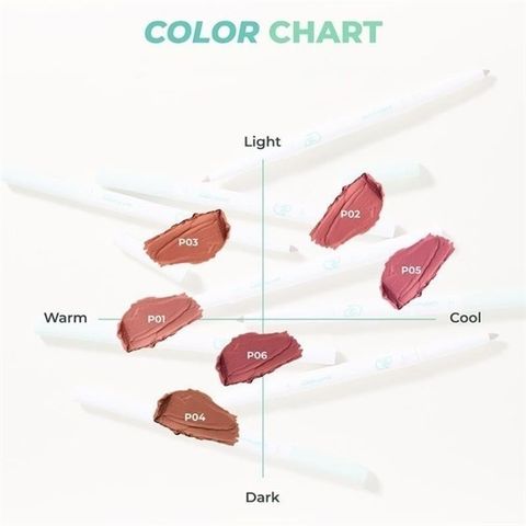 Chì Kẻ Viền Môi Dearmay 2In1 Plumpy Lip Liner Hàn Quốc - Chất Chì Mềm Mượt, Tạo Khối Định Hình Đôi Môi Rạng Rỡ, 0.46g