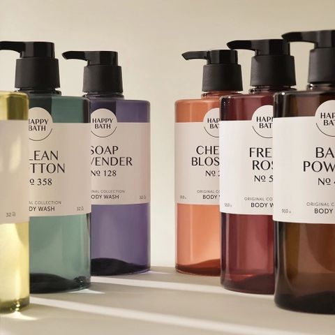 Sữa Tắm Happy Bath Body Wash 910ml Hàn Quốc - Dưỡng ẩm tự nhiên với hương hoa nhẹ nhàng, phù hợp cho da khô và nhạy cảm