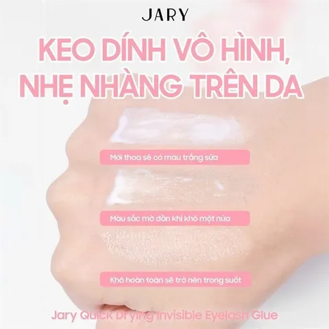 Keo Dán Mi 2 Đầu 4 Trong 1 JARY - Keo và Dung Dịch Tẩy Trang Mi An Toàn, Tiện Lợi, Dễ Dàng Sử Dụng cho Mắt Nhạy Cảm
