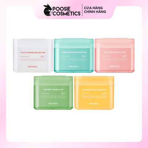 Toner Pad Mediheal Giảm Mụn, Sáng Da, Chống Lão Hóa - Chứa Niacinamide, Tea Tree, Collagen, 7 Vitamin Thiết Yếu 618262