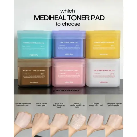 Toner Pad Mediheal Giảm Mụn, Sáng Da, Chống Lão Hóa - Chứa Niacinamide, Tea Tree, Collagen, 7 Vitamin Thiết Yếu 618262