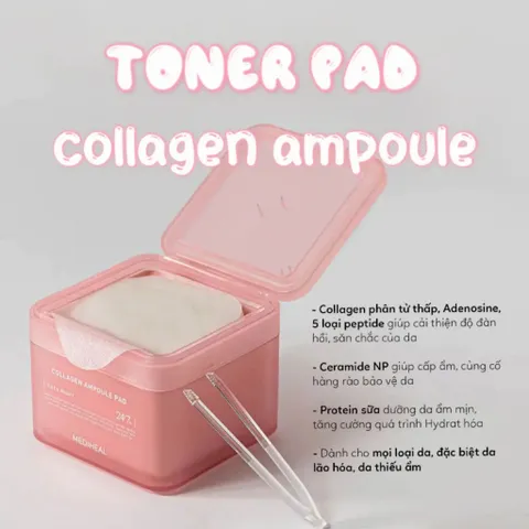 Toner Pad Mediheal Giảm Mụn, Sáng Da, Chống Lão Hóa - Chứa Niacinamide, Tea Tree, Collagen, 7 Vitamin Thiết Yếu 618262