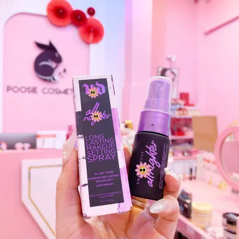 Xịt Khóa Nền Urban Decay All Nighter 15ml - Giữ Lớp Trang Điểm Bền Lâu, Kiểm Soát Dầu, Đối Phó Thời Tiết Tối Ưu