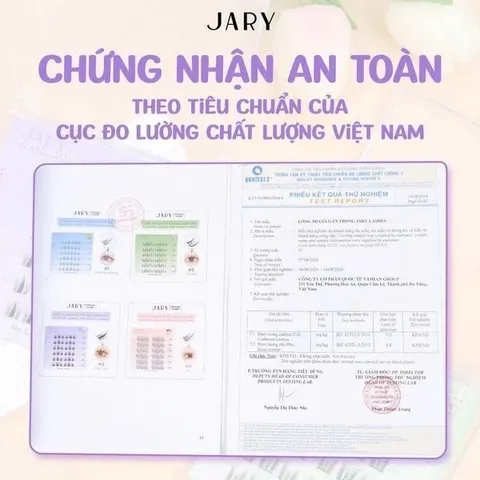 Lông Mi Cụm Jary Pro - Lông Mi Đẹp Có Sẵn Keo 4D Tự Nhiên, Dày Dài, Đa Phong Cách Tái Sử Dụng - Hàng Cao Cấp từ Trung Quốc